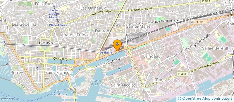 localisation de l'entreprise CAP ISP  LE HAVRE