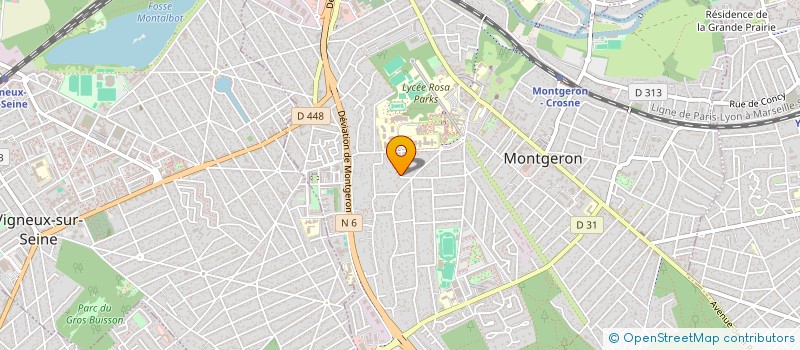 localisation de l'entreprise CAP ITALIA  MONTGERON