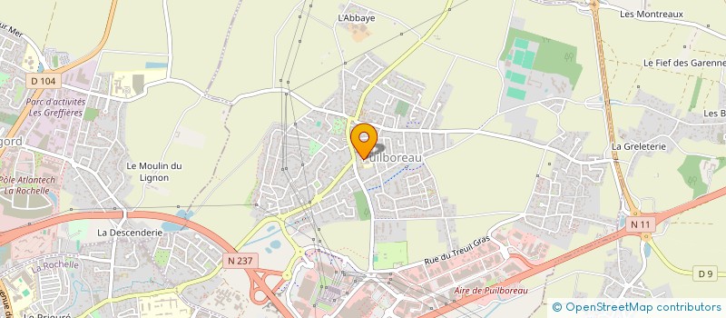 localisation de l'entreprise CAP J  PUILBOREAU