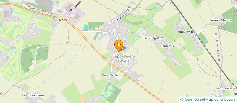 localisation de l'entreprise CAP JEUNES  CAPPELLE-EN-PEVELE