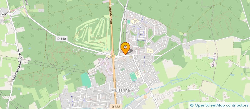 localisation de l'entreprise CAP JEUNES  MULSANNE