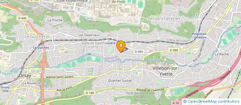 localisation de l'entreprise CAP JUMALAUNI à PALAISEAU