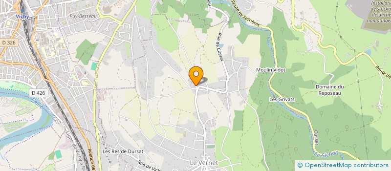 localisation de l'entreprise CAP JUMO  LE VERNET