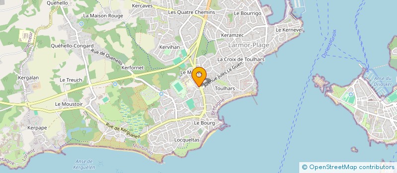 localisation de l'entreprise CAP KENNEDY  LARMOR-PLAGE