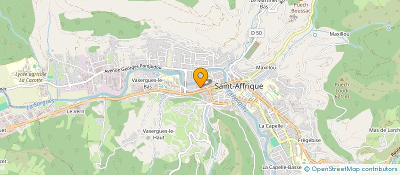 localisation de l'entreprise CAP L'OC  SAINT-AFFRIQUE