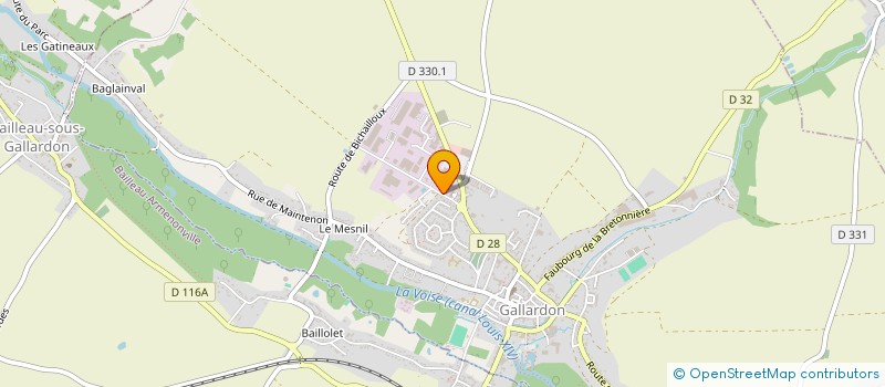 localisation de l'entreprise CAP-LAB à GALLARDON