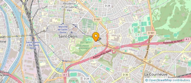 localisation de l'entreprise CAP LAB GRAPHIQUES à SAINT-DENIS