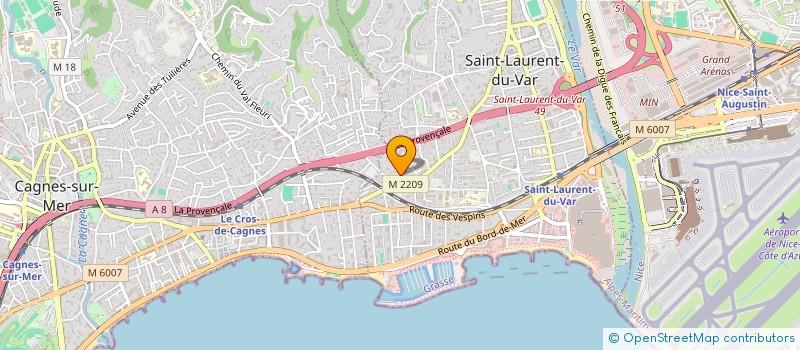 localisation de l'entreprise CAP LAND DIFFUSION  SAINT LAURENT DU VAR