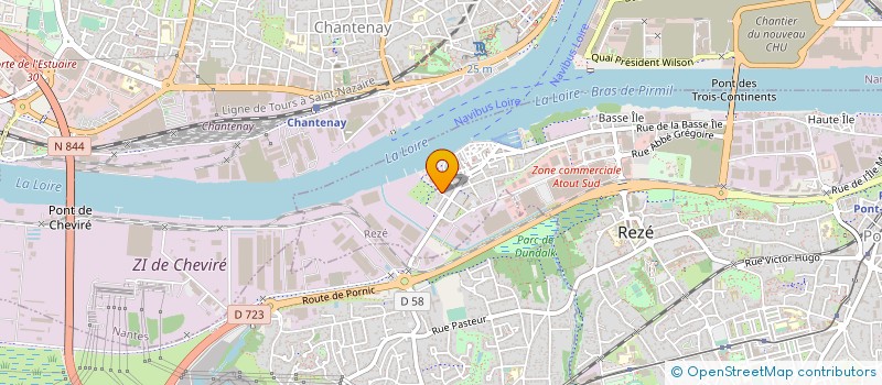 localisation de l'entreprise CAP LANDER à REZE