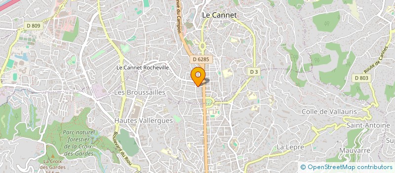 localisation de l'entreprise CAP LANGE à LE CANNET