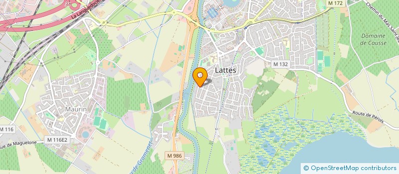 localisation de l'entreprise CAP LBF à LATTES