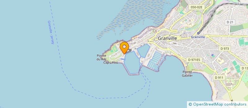 localisation de l'entreprise CAP LE ROC à GRANVILLE