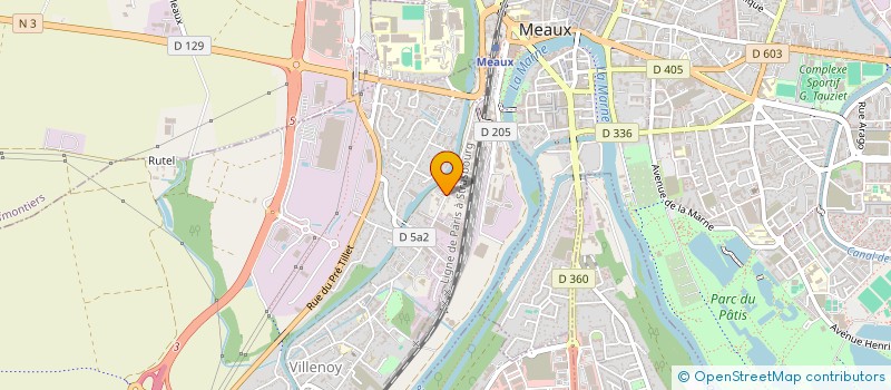 localisation de l'entreprise CAP LIBERTE  VILLENOY