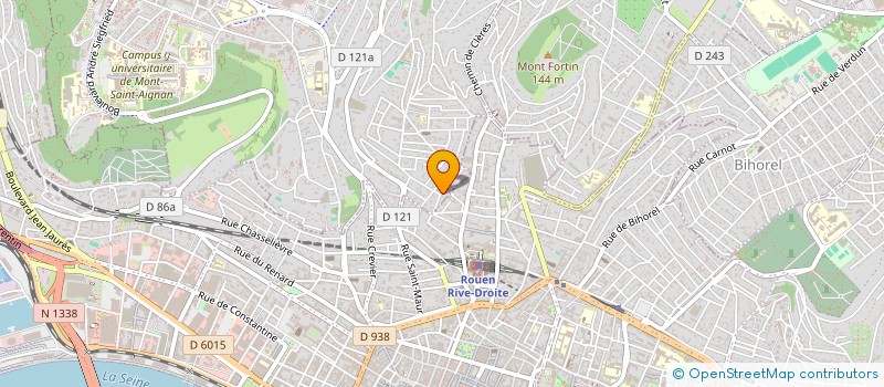 localisation de l'entreprise CAP'LINE à MONT-SAINT-AIGNAN