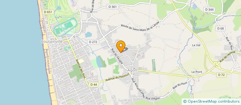 localisation de l'entreprise CAP LM  AGON-COUTAINVILLE