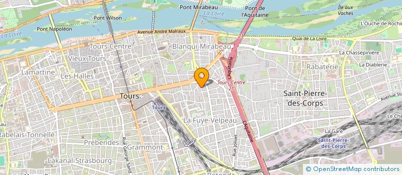 localisation de l'entreprise CAP LNH  TOURS