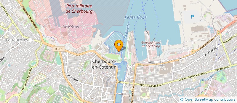 localisation de l'entreprise CAP LOISIRS à CHERBOURG-EN-COTENTIN
