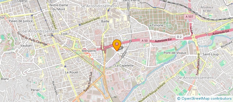 localisation de l'entreprise CAP'MACONNERIE  MARSEILLE