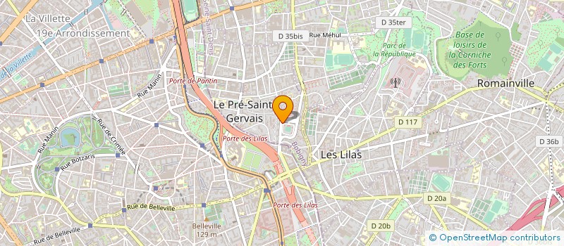 localisation de l'entreprise CAP-MAGIC ANIMATION LOISIRS VACANCES à LE PRE-SAINT-GERVAIS