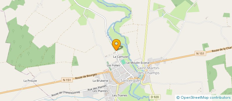 localisation de l'entreprise CAP MAINTENANCE  SANCERGUES