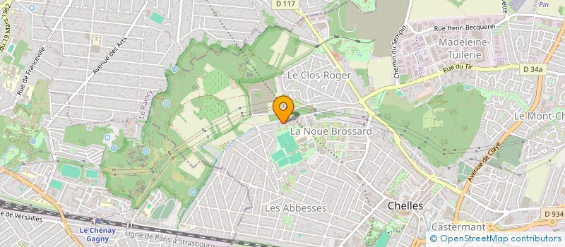 localisation de l'entreprise CAP MANAGER à CHELLES
