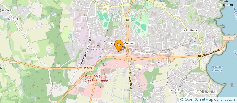 localisation de l'entreprise CAP MANCHE  PLEURTUIT