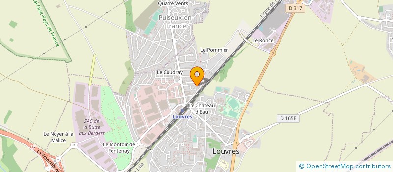 localisation de l'entreprise CAP-MANUTENTION à LOUVRES