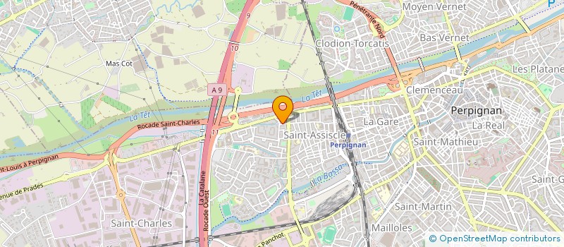 localisation de l'entreprise CAP MARINA à PERPIGNAN