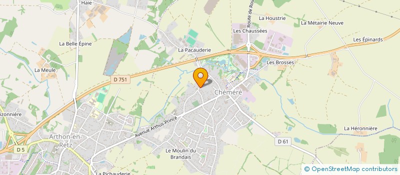 localisation de l'entreprise CAP MARINE à SAINTE-PAZANNE