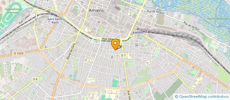 localisation de l'entreprise CAP MED' à AMIENS