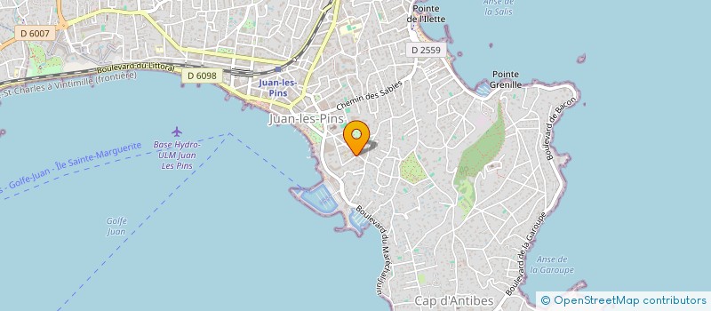 localisation de l'entreprise CAP MEDECINE ESTHETIQUE à ANTIBES