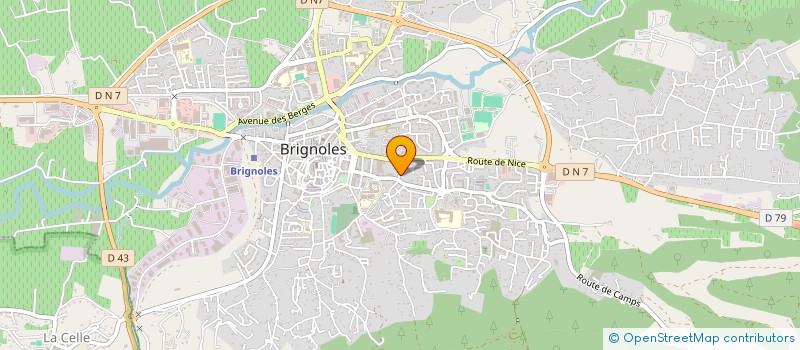 localisation de l'entreprise CAP MENUISERIE  BRIGNOLES