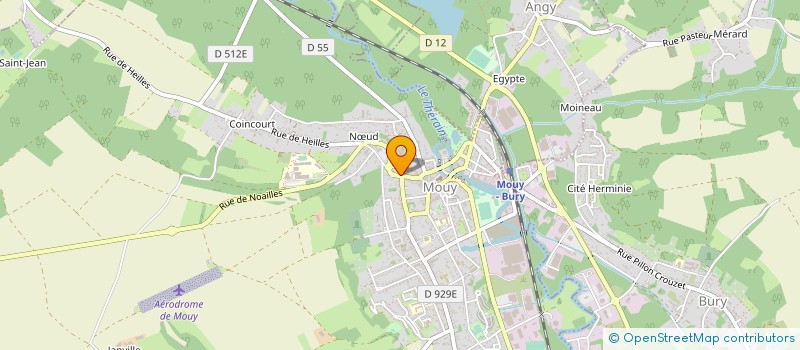 localisation de l'entreprise CAP MENUISERIES  MOUY