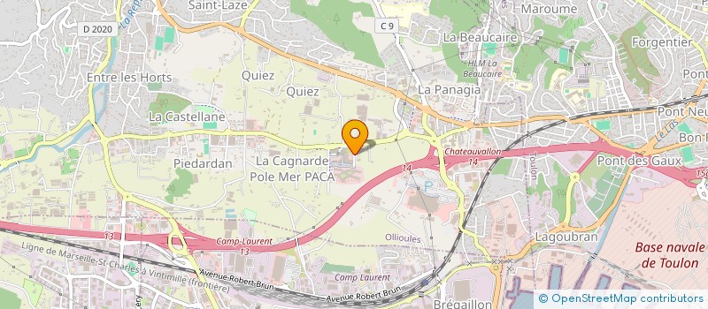 localisation de l'entreprise CAP METROPOLE à HYERES