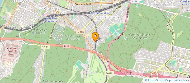 localisation de l'entreprise CAP MICRO MONTREUIL à VERSAILLES