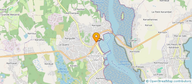 localisation de l'entreprise CAP MINI  LA TRINITE-SUR-MER