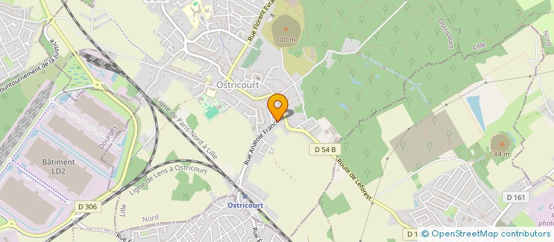 localisation de l'entreprise CAP MJ  OSTRICOURT