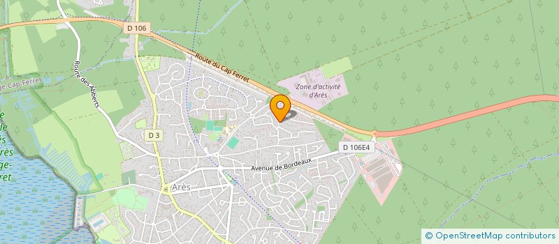 localisation de l'entreprise CAP ML SERVICES  ARES