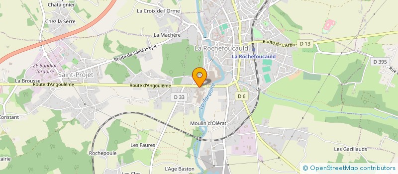 localisation de l'entreprise CAP MONTGOLFIERE à PRANZAC