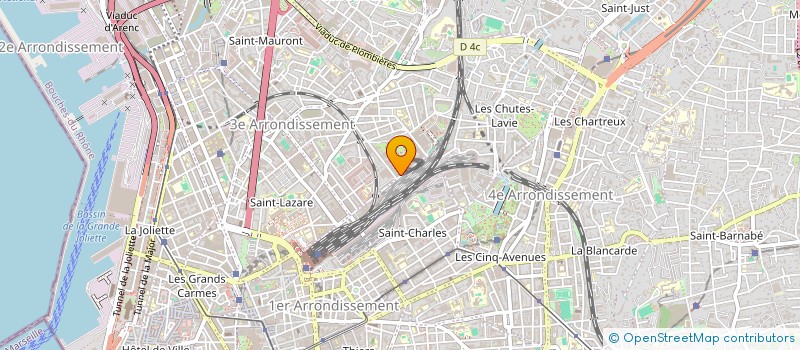 localisation de l'entreprise CAP MULTIMEDIA à MARSEILLE