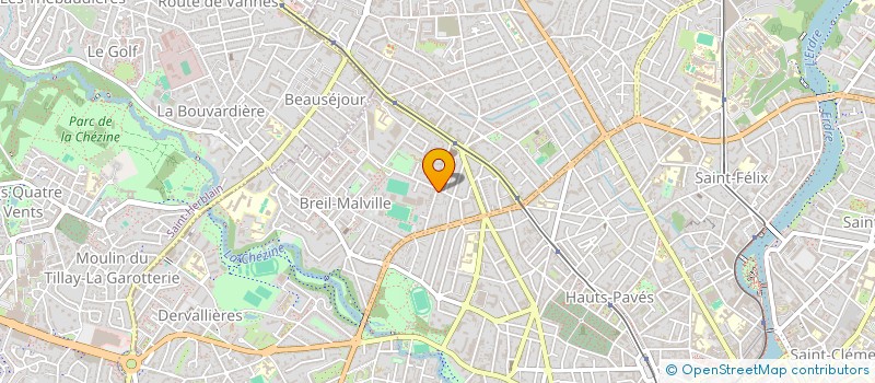 localisation de l'entreprise CAP'NAT à NANTES