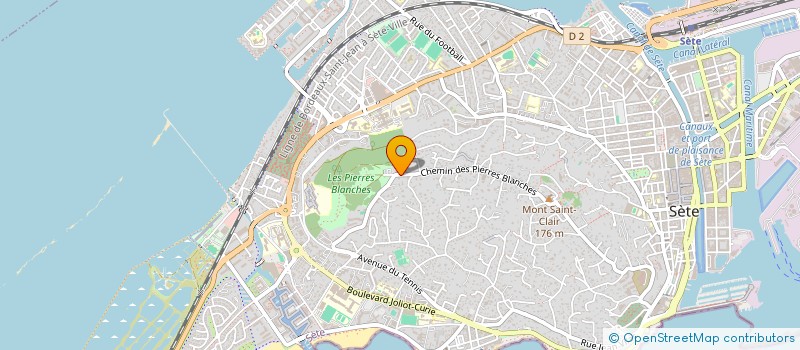 localisation de l'entreprise CAP NATH  SETE