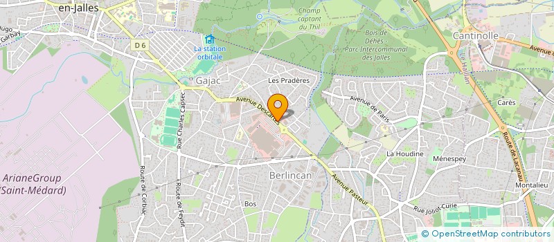 localisation de l'entreprise CAP NATURE à BORDEAUX