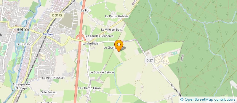 localisation de l'entreprise CAP NATURE à THORIGNE-FOUILLARD