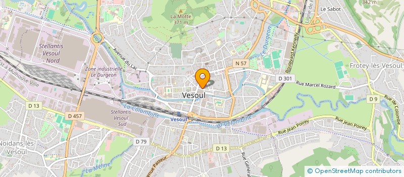 localisation de l'entreprise CAP-NATURO  VESOUL