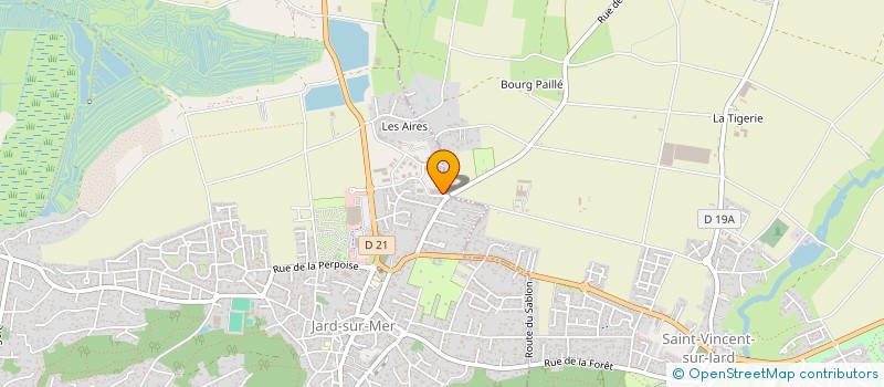 localisation de l'entreprise CAP NAV à JARD-SUR-MER