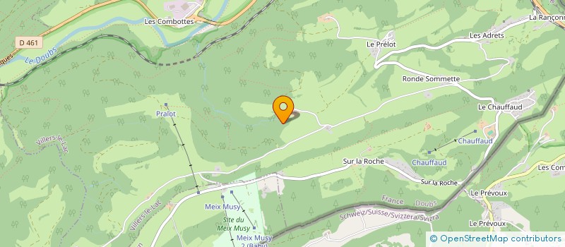 localisation de l'entreprise CAP NEIGE LEA JULES  VILLERS-LE-LAC