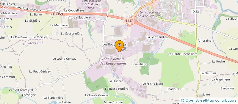 localisation de l'entreprise CAP NEST  CHATEAUBOURG