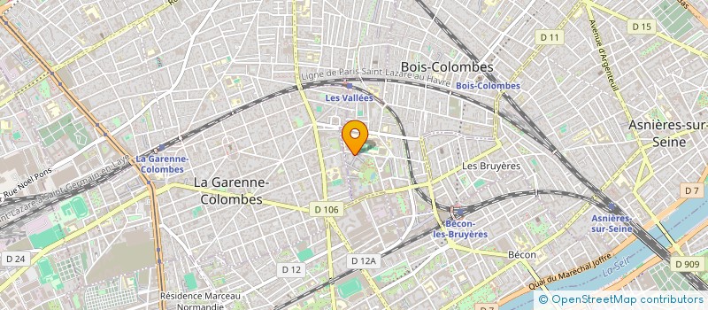 localisation de l'entreprise CAP NET MULTISERVICES à BOIS-COLOMBES