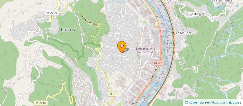 localisation de l'entreprise CAP NICE à CARROS